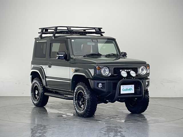 スズキ ジムニー XC 長野県 2024(令6)年 0.4万km 緑 ・構造変更必須/・車検不適合