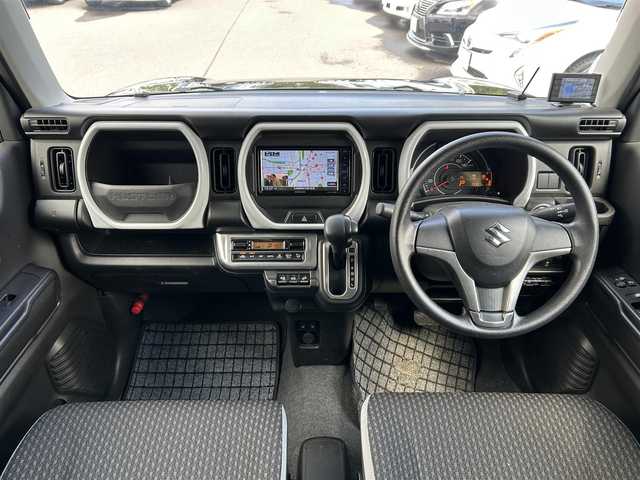 スズキ ハスラー HYBRID G 道東・釧路十勝 2021(令3)年 4万km ブルーイッシュブラックパール3 4WD/社外ナビ/(FM AM CD DVD BT フルセグTV)/バックカメラ/シートヒーター (D/N)/ETC/ダウンヒルアシストコントロール/社外足回り/社外マフラーカッター/社外AW/LEDヘッドライト/オートライト/プッシュスタート/スマートキー/ドアバイザー