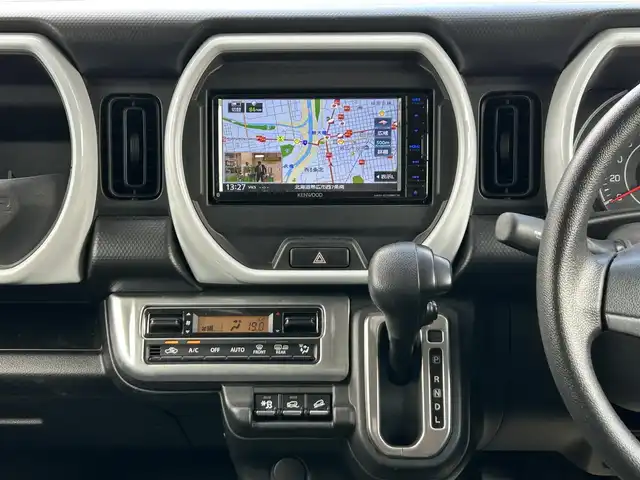 スズキ ハスラー HYBRID G 道東・釧路十勝 2021(令3)年 4万km ブルーイッシュブラックパール3 4WD/社外ナビ/(FM AM CD DVD BT フルセグTV)/バックカメラ/シートヒーター (D/N)/ETC/ダウンヒルアシストコントロール/社外足回り/社外マフラーカッター/社外AW/LEDヘッドライト/オートライト/プッシュスタート/スマートキー/ドアバイザー