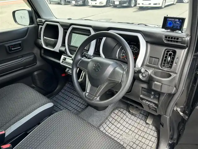 スズキ ハスラー HYBRID G 道東・釧路十勝 2021(令3)年 4万km ブルーイッシュブラックパール3 4WD/社外ナビ/(FM AM CD DVD BT フルセグTV)/バックカメラ/シートヒーター (D/N)/ETC/ダウンヒルアシストコントロール/社外足回り/社外マフラーカッター/社外AW/LEDヘッドライト/オートライト/プッシュスタート/スマートキー/ドアバイザー