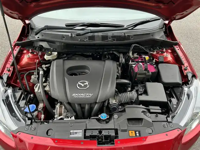 マツダ デミオ 13S ツーリング 栃木県 2017(平29)年 1.7万km ソウルレッドクリスタルM スマートシティブレーキシステム/ブラインドスポットモニター/マツダコネクトナビ/フルセグTV/DVD/Bluetooth/USB/ETC/ドライブレコーダー/コーナーセンサー/ヘッドアップディスプレイ/レーダークルーズコントロール/ステアリングリモコン/スマートキー/プッシュスタート