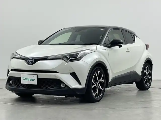 トヨタ Ｃ－ＨＲ G 群馬県 2018(平30)年 2.3万km ブラック/ホワイトパールクリスタルシャイン 2トーン アルパイン9型ナビ バックカメラ ハーフレザーシート シートヒーター ETC アダプティブクルーズコントロール BSM 衝突被害軽減ブレーキ LEDライト フォグランプ オートハイビーム  禁煙車