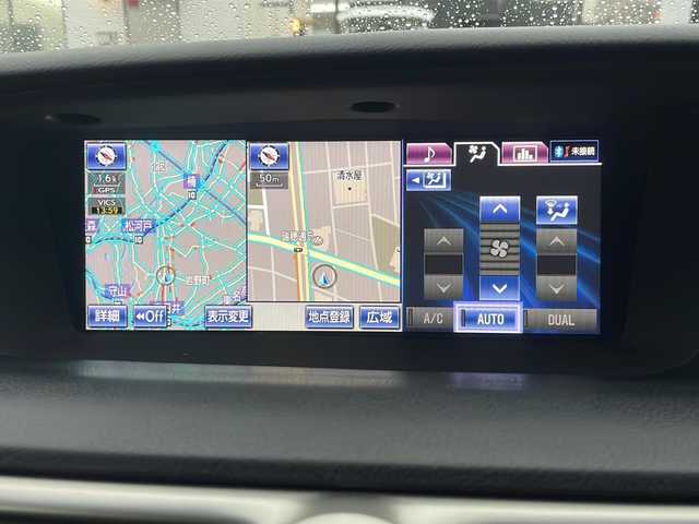 レクサス ＧＳ 300h Fスポーツ 愛知県 2013(平25)年 9万km スターライトブラックガラスフレーク /禁煙車//TRDフロントスポイラー//純正フロントドライブレコーダー//レザーシート//パワーシート//シートメモリー//シートヒーター//シートベンチレーション//ランバーサポート//純正HDDナビ//AM/FM/CD/DVD/SD/BT/USB//AUX/フルセグ//ビルトインETC//AFS//TRC//VSC//クルーズコントロール//LEDオートライト//フロントフォグランプ//ヘッドライトウォッシャー//MTモード付AT//本革巻ステアリング//ステアリングスイッチ//パドルシフト//電動チルトテレスコピック//自動防眩ミラー//オートリトラウィンカーミラー//ドライブモード//EVモード//SNOWモード//電動パーキングブレーキ//ブレーキホールド//電動リヤサンシェード//スマートキー//スペアキー2本//プッシュスタート//純正19インチAW//取扱説明書//ディーラー記録簿H25～H29