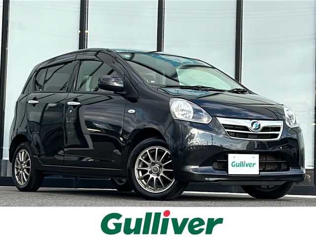 ダイハツ ミラ イース Xf メモリアルエディション 山形県 2013(平25)年 5.1万km ブラックマイカメタリック 禁煙車/4WD/純正ナビ/（Bluetooth/CD/DVD/フルセグ)/バックカメラ/ETC/社外AW/純正フロアマット/社外AWスタッドレス(155/65/R14・6mm)4本積載/電動格納ミラー/スペアキー/ドアバイザー/保証書/記録簿