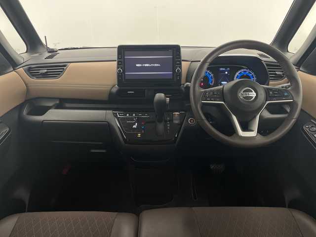 日産 ルークス HWS X プロパイロットED 宮崎県 2020(令2)年 3.6万km アッシュブラウンM 禁煙車/エマージェンシーブレーキ/純正9型ナビTV/（MM319D-L/CD/DVD/MSV/Bluetooth/フルセグTV)/純正ドライブレコーダー/純正エンジンスターター/純正LEDオートライト/純正LEDフォグ/純正14インチアルミ/純正フロアマット/ハンズフリー両側電動スライドドア/プロパイロット/アラウンドビューモニター/クリアランスソナー/電子パーキング/オートホールド/本革巻ハンドル/オートエアコン/リアサーキュレーター（プラズマクラスター）/インテリジェントキー/プッシュエンジンスタート