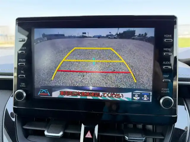 トヨタ カローラツーリング ハイブリッド ダブルバイビー 愛知県 2021(令3)年 6.8万km スパークリングブラックパールクリスタルシャイン 純正ナビ(BT/AM/FM)/フルセグTV/バックカメラ/ビルトインETC2.0/レーダークルーズコントロール/インテリジェントクリアランスソナー/セーフティセンス/・プリクラッシュセーフティ/・レーントレーシングアシスト/・オートマチックハイビーム/・ロードサインアシスト/丸型1灯式LEDヘッドランプ/オートライト/オートエアコン/本革巻きステアリング/合皮/レザテックコンビスポーティシート/スマック17インチアルミホイール/スマートエントリー/スタートシステム