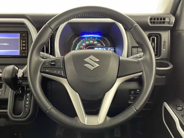 スズキ ハスラー HYBRID X 宮崎県 2020(令2)年 4.7万km ブリスクブルーメタリック/ガンメタリック2トーンルーフ 禁煙車/衝突被害軽減ブレーキ/純正ナビTV/（Panasonic/CN-RZ753W/CD/DVD/Bluetooth/フルセグTV）/純正LEDオートライト/純正LEDフォグ/純正15インチアルミ/純正セキュリティアラーム/純正フロアマット/レーンディパーチャーアラート/クリアランスソナー/エネチャージ/前席シートヒーター/オートエアコン/本革巻ハンドル/リアプライバシーガラス/ウインカードアミラー/スマートキー/プッシュエンジンスタート/新車時保証書/取扱い説明書