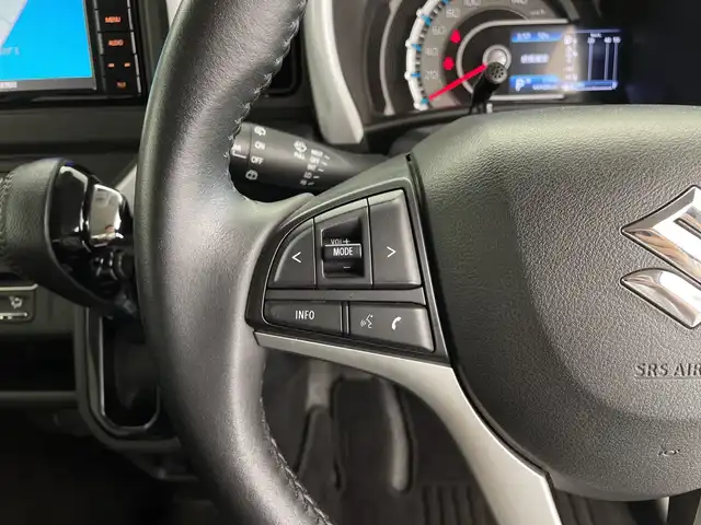 スズキ ハスラー HYBRID X 鹿児島県 2020(令2)年 4.7万km フェニックスレッドパール/ガンメタリック2トーンルーフ 衝突被害軽減ブレーキ/純正ナビTV/（Panasonic/CN-RZ753W/CD/DVD/Bluetooth/フルセグTV）/純正LEDオートライト/純正LEDフォグ/純正15インチアルミ/純正セキュリティアラーム/純正フロアマット/レーンディパーチャーアラート/クリアランスソナー/エネチャージ/前席シートヒーター/オートエアコン/本革巻ハンドル/リアプライバシーガラス/ウインカードアミラー/スマートキー/プッシュエンジンスタート/新車時保証書/取扱い説明書