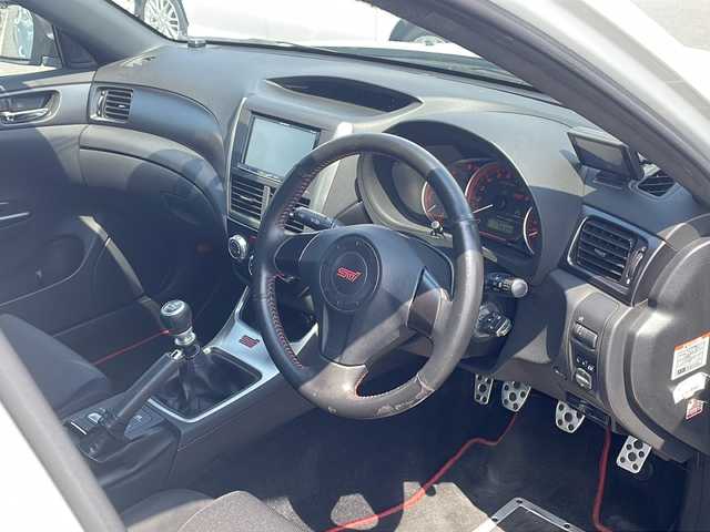 スバル インプレッサ ＷＲＸ STi スペックC 青森県 2014(平26)年 9.7万km サテンホワイトパール 社外HDDナビ・フルセグTV/CD・DVD・Bluetooth・SD/フロント・バックカメラ/運転席レカロシート/レイズTE37SL 18インチアルミ/社外マフラー/STiエアロ/大型リアスポイラー/ブレンボゴールドキャリパー/スリットローター/HIDヘッドライト/LEDフォグランプ/ビルトインETC/キーレスキー