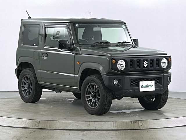 スズキ ジムニー XL 愛知県 2019(令1)年 2.1万km ジャングルグリーン 純正ディーラー7インチナビ/・フルセグ/・Bluetooth/ETC/前席シートヒーター/純正16インチアルミホイール/過給器/ABS/横滑り防止装置/ダウンヒルアシスト