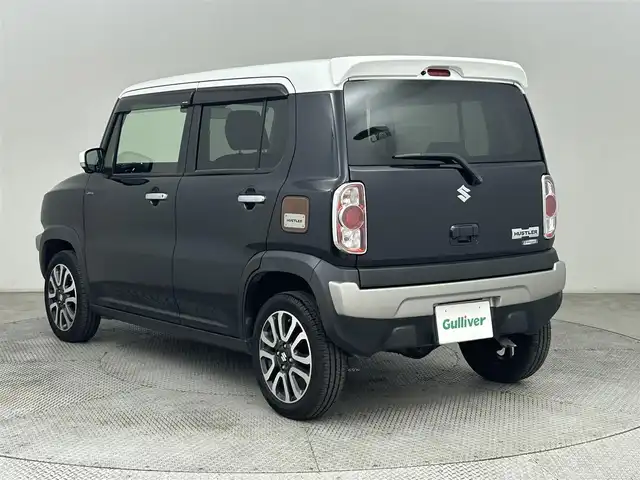 スズキ ハスラー Jスタイル Ⅱ ターボ 道央・札幌 2017(平29)年 5.8万km ブルーイッシュブラックパール ・ワンオーナー/・４WD/・純正ナビ/　CD/DVD/BT/USB/フルセグ/・全方位カメラ/・ビルトインETC/・デュアルカメラサポートブレーキ/・クルーズコントロール/・レーンキープアシスト/・ダウンヒルアシストコントロール/・グリップコントロール/・ハーフレザーシート/・前席シートヒーター/・HIDヘッドライト/・フォグライト/・オートライト/・プッシュスタート/・スマートキー/・純正フロアマット/・ドアバイザー