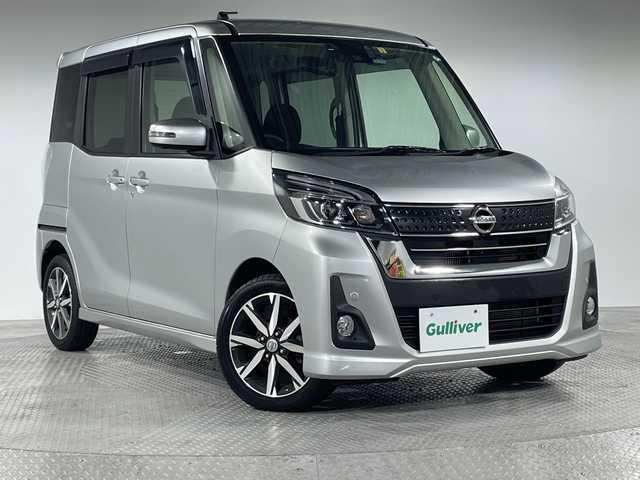 日産 デイズ ルークス ハイウェイスター Gターボ 神奈川県 2020(令2)年 6.4万km スターリングシルバーM 純正7インチSDナビ/CD&DVD&BT&SD&USB&フルセグTV/全方位モニター/純正ドライブレコーダー/ETC/両側パワースライドドア/ハンズフリーオートスライドドア/インテリジェントエマージェンシーブレーキ/踏み間違い衝突防止アシスト/車線逸脱警報/ハイビームアシスト/クルーズコントロール/ドアバイザー/LEDヘッドライト/フォグライト