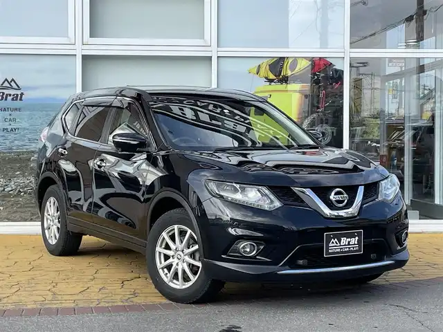 日産 エクストレイル 20X エマージェンシーブレーキ 道北・旭川 2014(平26)年 7.2万km ダイヤモンドブラック 純正ナビ/アラウンドビューモニター/フルセグTV/カプロンシート/前席シートヒーター/クリアランスソナー/社外エンジンスターター/プッシュスタート/スマートキー/オートライト/ETC
