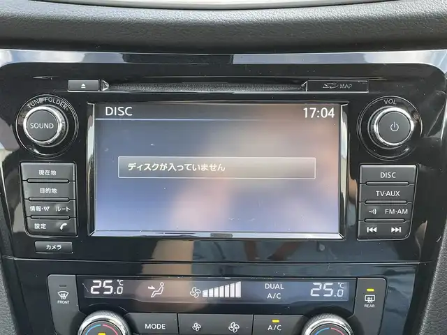 日産 エクストレイル 20X エマージェンシーブレーキ 道北・旭川 2014(平26)年 7.2万km ダイヤモンドブラック 純正ナビ/アラウンドビューモニター/フルセグTV/カプロンシート/前席シートヒーター/クリアランスソナー/社外エンジンスターター/プッシュスタート/スマートキー/オートライト/ETC