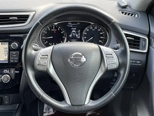 日産 エクストレイル 20X エマージェンシーブレーキ 道北・旭川 2014(平26)年 7.2万km ダイヤモンドブラック 純正ナビ/アラウンドビューモニター/フルセグTV/カプロンシート/前席シートヒーター/クリアランスソナー/社外エンジンスターター/プッシュスタート/スマートキー/オートライト/ETC