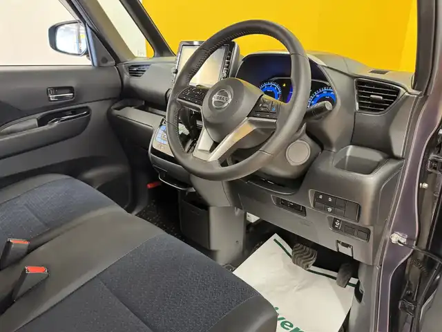 日産 ルークス HWS Gターボ プロパイロットED 群馬県 2020(令2)年 2.4万km パープルⅡ 快適パックA/・プラズマクラスター搭載リヤシーリングファン/・パーソナルテーブル〈後席〉/・USBソケット〈助手席シートバック部〉/・ロールサンシェード〈リヤ〉 /・撥水加工シート/プロパイロット/純正9インチナビ/（AM/FM/CD/DVD/BT）/フルセグTV/アラウンドビューカメラ/エマージェンシーブレーキ/踏み間違い衝突防止アシスト/先行車発進お知らせ/両側パワースライドドア/ハンズフリーオートスライドドア/オートブレーキホールド/USB挿入口/ETC/LEDヘッドライト/スマートキー