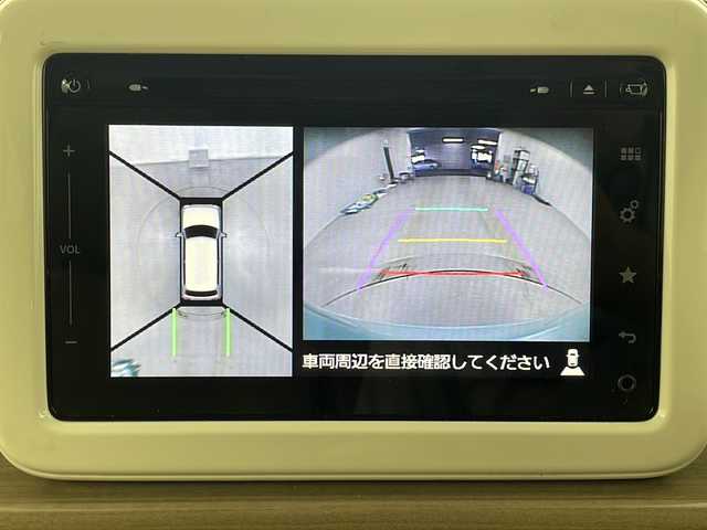 スズキ ラパン X 埼玉県 2015(平27)年 7.6万km フレンチミントPM 純正メーカーナビ　/パノラマモニター　/ビルトインＥＴＣ　/フルセグＴＶ　/オートライト　/ＵＳＢ　/シートヒーター　/Ｂｌｕｅｔｏｏｔｈ　/ＡＵＸ　/スマートキー　/純正フロアマット　/ＤＶＤ再生