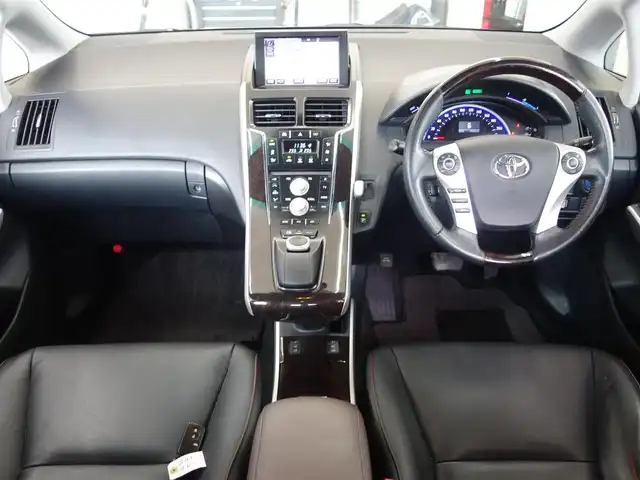 トヨタ ＳＡＩ G 静岡県 2014(平26)年 9.9万km グレーマイカM 禁煙車/メーカーナビ/　CD/DVD/BT/SD/USB/AUX/フルセグTV/バックカメラ/ビルトインETC/社外前方ドライブレコーダー/OP 黒革シート/前席パワーシート/前席シートヒーター/クルーズコントロール/自動防眩ミラー/ステアリングリモコン/純正LEDヘッドライト/オートライト/純正フロアマット/純正ドアバイザー/プッシュスタート/スマートキー/木目調革巻きステアリング/純正ラゲッジマット/取扱説明書/保証書