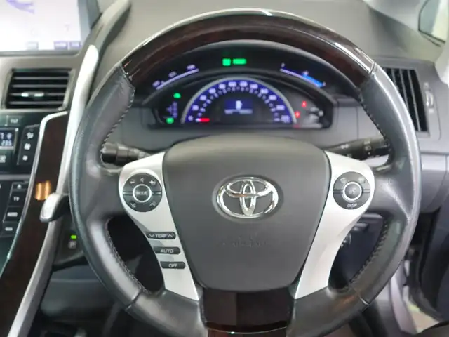 トヨタ ＳＡＩ G 静岡県 2014(平26)年 9.9万km グレーマイカM 禁煙車/メーカーナビ/　CD/DVD/BT/SD/USB/AUX/フルセグTV/バックカメラ/ビルトインETC/社外前方ドライブレコーダー/OP 黒革シート/前席パワーシート/前席シートヒーター/クルーズコントロール/自動防眩ミラー/ステアリングリモコン/純正LEDヘッドライト/オートライト/純正フロアマット/純正ドアバイザー/プッシュスタート/スマートキー/木目調革巻きステアリング/純正ラゲッジマット/取扱説明書/保証書