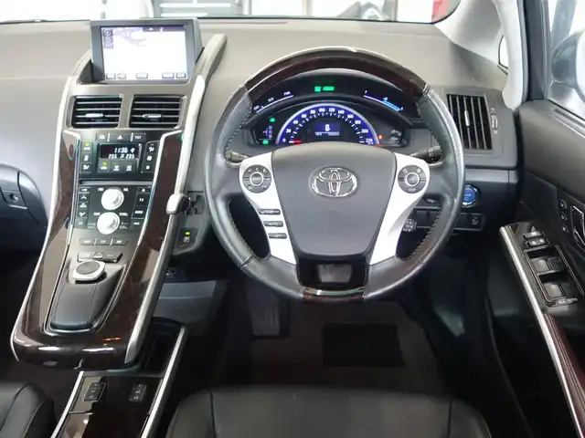 トヨタ ＳＡＩ G 静岡県 2014(平26)年 9.9万km グレーマイカM 禁煙車/メーカーナビ/　CD/DVD/BT/SD/USB/AUX/フルセグTV/バックカメラ/ビルトインETC/社外前方ドライブレコーダー/OP 黒革シート/前席パワーシート/前席シートヒーター/クルーズコントロール/自動防眩ミラー/ステアリングリモコン/純正LEDヘッドライト/オートライト/純正フロアマット/純正ドアバイザー/プッシュスタート/スマートキー/木目調革巻きステアリング/純正ラゲッジマット/取扱説明書/保証書