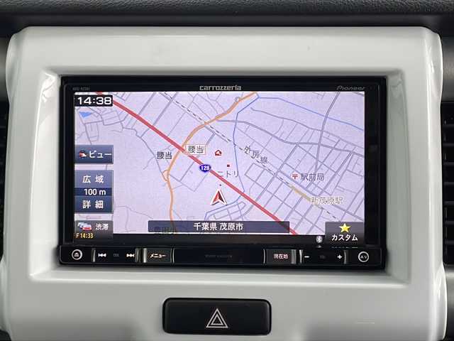 スズキ ハスラー G 千葉県 2017(平29)年 3.2万km クールカーキPM ナビＡＶＩＣ－ＲＺ５０１　バックカメラ　ＥＴＣ　Ｂｔ　ワンセグＴＶ　シートヒーター　レーダーブレーキ アイドリングストップ　　マット　スマートキー　プッシュスタート　横滑り防止　クールカーキカラー