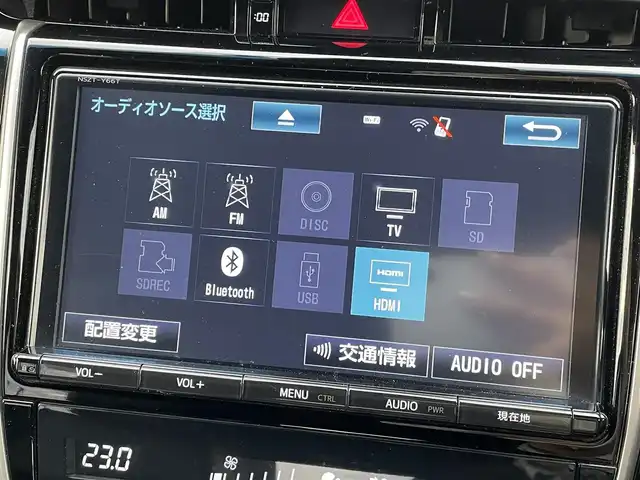 トヨタ ハリアー プレミアム 大阪府 2017(平29)年 6.4万km ホワイトパールクリスタルシャイン 純正９インチナビ　/   フルセグＴＶ/CD/DVD/Bluetooth/100V電源　/バックモニタ　/トヨタセーフティセンス/社外エアロ　　/アイドリングストップ　/電動リアゲート　/運転席パワーシート　/ハーフレザーシート/純正18インチアルミホイール/純正フロアマット/プッシュスタート　/スマートキー　/ビルトインＥＴＣ