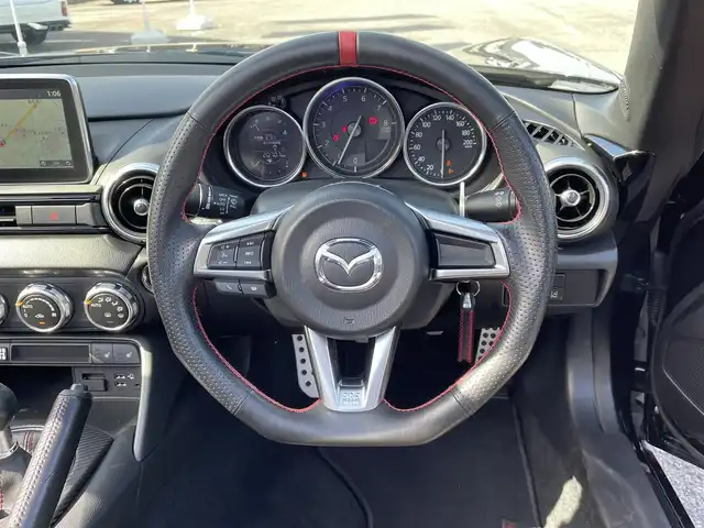 マツダ ロードスター RS 千葉県 2015(平27)年 2.1万km ジェットブラックマイカ 6MT/マツダスピードエアロ/BLITZ車高調/GPスポーツエグザスエボチューンマフラー/オートエグゼリアスポイラー/オートエグゼステアリング/オートエグゼエンジンカバー/BLITZタワーバー/ピボットスロコン/純正レカロハーフレザーシート/シートヒーター/マツダコネクトSDナビ/・CD/DVD/Bluetooth/フルセグTV/バックカメラ/車線逸脱警報/ブラインドスポットモニター/スマートキー/純正16インチアルミホイール/純正LEDヘッドライト/ETC/社外ドライブレコーダー/本革巻きステアリング/新車時保証書＆取扱説明書