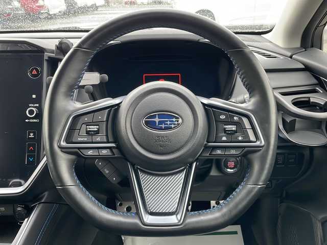 スバル レヴォーグ 1．8GT－H EX 岩手県 2023(令5)年 1.7万km クリスタルブラックシリカ アイサイト/純正ナビ/Bluetooth/フルセグTV/バックカメラ/パワーバックドア/デジタルインナーミラー/前席パワーシート/D席メモリシート/全席シートヒーター/LEDヘッドライト/LEDフォグランプ/オートライト/革巻きステアリング/ステアリングスイッチ/パドルシフト/スマートキー/保証書