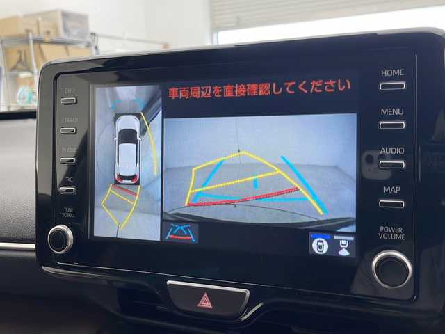 トヨタ ヤリスクロス ハイブリッド Z 千葉県 2020(令2)年 3.5万km ブラックマイカ 純正ディスプレイオーディオ/・ナビキット/・フルセグTV/Bluetooth/・Apple car play/Android Auto/パノラミックビューモニター/ETC2.0/ブラインドスポットモニター（BSM）/Toyota Safety Sense/・プリクラッシュセーフティ/・レーダークルーズコントロール（全車速追従機能付）/・レーントレーシングアシスト（LTA）/・ロードサインアシスト（RSA）/・オートマチックハイビーム（AHB)/・ロードサインアシスト（RSA)/クリアランスソナー/トヨタ18インチアルミホイール/AC100V/前後ドラレコ/オートホールド/革巻ステアリング/ステアリングスイッチ/ハーフレザー(合皮)/パワーシート/前席シートヒーター/LEDヘッドランプ/フォグランプ/プッシュスタート/スペアキー×1