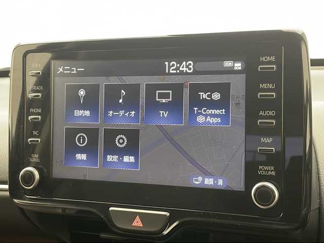 トヨタ ヤリスクロス ハイブリッド Z 千葉県 2020(令2)年 3.5万km ブラックマイカ 純正ディスプレイオーディオ/・ナビキット/・フルセグTV/Bluetooth/・Apple car play/Android Auto/パノラミックビューモニター/ETC2.0/ブラインドスポットモニター（BSM）/Toyota Safety Sense/・プリクラッシュセーフティ/・レーダークルーズコントロール（全車速追従機能付）/・レーントレーシングアシスト（LTA）/・ロードサインアシスト（RSA）/・オートマチックハイビーム（AHB)/・ロードサインアシスト（RSA)/クリアランスソナー/トヨタ18インチアルミホイール/AC100V/前後ドラレコ/オートホールド/革巻ステアリング/ステアリングスイッチ/ハーフレザー(合皮)/パワーシート/前席シートヒーター/LEDヘッドランプ/フォグランプ/プッシュスタート/スペアキー×1