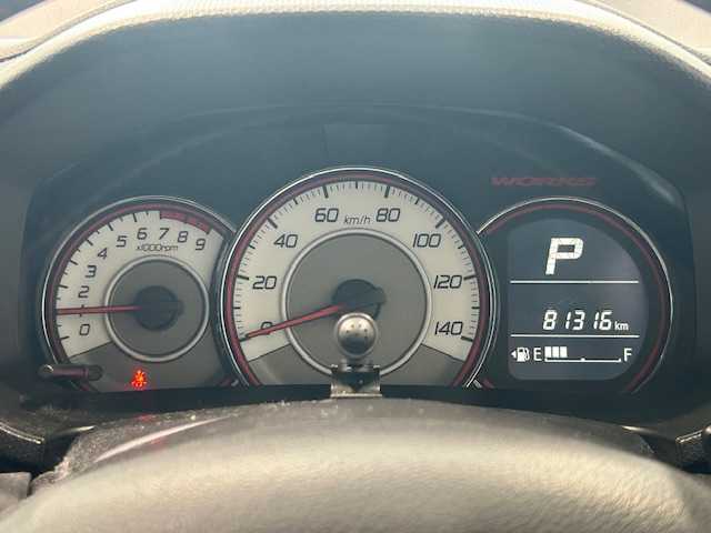 スズキ アルト ワークス 宮城県 2017(平29)年 8.2万km ブルーイッシュブラックパール3 ターボ/レカロシート/純正ナビ/Bluetooth/CD/DVD/USB入力端子/レーダーブレーキサポート/MTモード付きAT/パドルシフト/プッシュスタート/オートライト/フォグランプ/純正ETC/純正アルミホイール/純正フロアマット/横滑り防止装置/アンチロック・ブレーキ・システム/アイドリングストップ