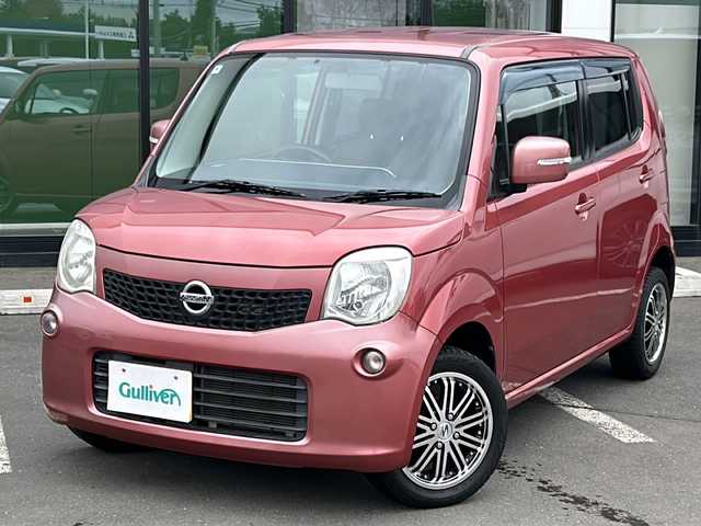 日産 モコ X FOUR 道東・釧路十勝 2012(平24)年 6.3万km モコベリー ・4WD/・寒冷地仕様/・純正メモリナビ/（CD・DVD・AM・FM・BT・iPod・USB・フルセグ）/・ETC/・運転席シートヒーター/・ハロゲンライト/・ABS/・社外フロアマット/・スマートキー/・プッシュスタート/・取扱説明書/・保証書