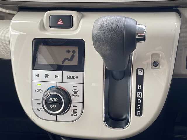 ダイハツ ムーヴ キャンバス X LTD メイクアップ SA Ⅲ 静岡県 2018(平30)年 4.7万km パールホワイトⅢ/シルキーブルーパール 2トーン ワンオーナー/プッシュスタート/スマートキー/社外ナビ(AVN-R9W)/　フルセグTV/BTオーディオ/バックカメラ/ドライブレコーダー/コーナーセンサー/オートライト/ステアリングスイッチ