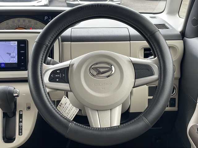 ダイハツ ムーヴ キャンバス X LTD メイクアップ SA Ⅲ 静岡県 2018(平30)年 4.7万km パールホワイトⅢ/シルキーブルーパール 2トーン ワンオーナー/プッシュスタート/スマートキー/社外ナビ(AVN-R9W)/　フルセグTV/BTオーディオ/バックカメラ/ドライブレコーダー/コーナーセンサー/オートライト/ステアリングスイッチ