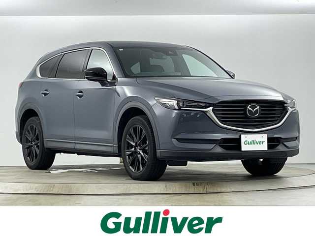 マツダ ＣＸ－８ XD ブラックトーンエディション 愛知県 2021(令3)年 5.5万km ポリメタルグレーM 禁煙車/ディーゼル/ターボ/純正12.25インチナビ/（AM/FM/Bluetooth/フルセグTV/USB)/BOSEプレミアムサウンド/全方位カメラ/i-ActiveSense/・衝突軽減ブレーキ/・レーンキープアシスト/・ブラインドスポットモニター/・レーダークルーズコントロール/・オートマチックハイビーム/・クリアランスソナー/ヘッドアップディスプレイ/ETC2.0/ドライブレコーダー/シートヒーター/パワーシート/メモリシート/ステアリングヒーター/パワーバックドア/純正19インチアルミホイール/スマートキー/スペアキー有/アイドリングストップ/LEDヘッドライト/横滑り防止装置