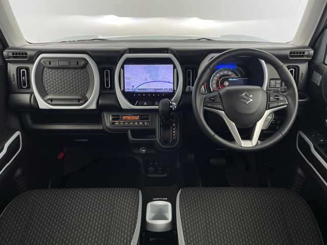 スズキ ハスラー HYBRID X 三重県 2022(令4)年 2.6万km オフブルーM 純正9インチナビ/全方位カメラ/フルセグ/シートヒーター/追従式クルーズコントロール/衝突軽減ブレーキ/レーンキープアシスト/オートハイビーム/アイドリングストップ/ETC/スマートキー×2