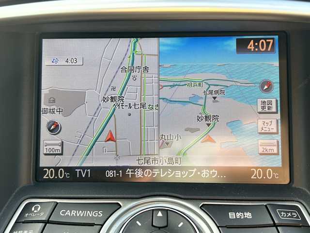 日産 スカイライン クロスオーバー 370GT FOUR Type P 石川県 2012(平24)年 13.4万km クリスタルホワイトパール サンルーフ/クルーズコントロール/純正HDDナビゲーション/【CD・DVD・フルセグTV・FM/AM】/バックカメラ/レザーシート/・前席パワーシート/・運転席席シートメモリ機能/・シートヒーター/ステアリングリモコン/ビルトインETC/プッシュスタート/・スマートキー/HIDヘッドライト/・オートライト/・フォグランプ/電動格納ミラー/・ウィンカーミラー/純正マット/保証書
