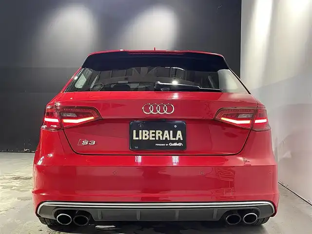 アウディ Ｓ３ スポーツバック 道央・札幌 2014(平26)年 6.9万km ブリリアントレッド バックカメラ/アウディーパーキングシステム/スタビリティコントロール/パワーシート（D/N）/左右独立調整オートエアコン/HIDヘッドライト/オートライト/アウディドライブセレクト/パドルシフト/フルセグTV/ハーフレザーシート/フルタイム４WD/純正フロアマット/ETC/・保証書、取扱説明書（有）/・スペアキー×１