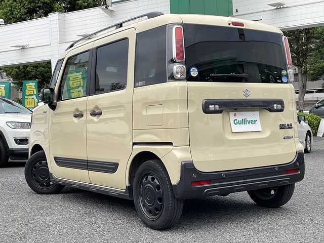 スズキ スペーシア ギア HYBRID XZターボ 東京都 2020(令2)年 3万km シフォンアイボリーM 取扱説明書/保証書/全方位カメラ/ヘッドアップディスプレイ/ターボ車/ディーラーナビ(CD/DVD/FM/AM/SD/BT)/スズキセーフティサポート/クルーズコントロール（追従走行あり）/プッシュスタート/両側パワースライドドア/前席シートヒーター/横滑り防止装置/スマートキー/電動格納ミラー/後席テーブル/フォグランプ/ステアリングスイッチ/パドルシフト/オートマチックハイビーム