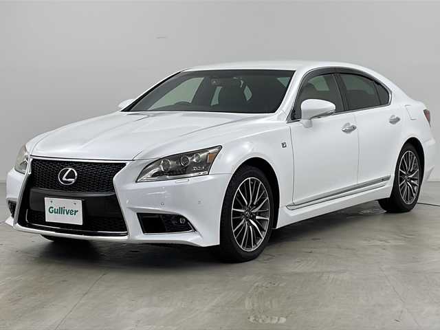 レクサス ＬＳ 600h Fスポーツ 道央・札幌 2014(平26)年 4.6万km ホワイトノーヴァガラスフレーク ・4WD/・純正ナビ＆TV＆CD＆DVD＆BT/・バックカメラ/・レザーシート/・前席パワーシート/・シートヒーター/・ステアリングヒーター/・ブラインドスポットモニター/・パドルシフト/・リア電動シェード/・オートライト/・オートマチックハイビーム/・LEDヘッドライト/・純正ドライブレコーダー