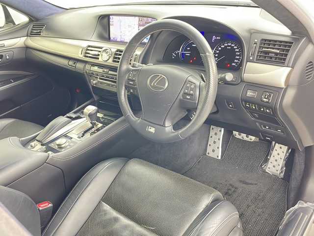 レクサス ＬＳ 600h Fスポーツ 道央・札幌 2014(平26)年 4.6万km ホワイトノーヴァガラスフレーク ・4WD/・純正ナビ＆TV＆CD＆DVD＆BT/・バックカメラ/・レザーシート/・前席パワーシート/・シートヒーター/・ステアリングヒーター/・ブラインドスポットモニター/・パドルシフト/・リア電動シェード/・オートライト/・オートマチックハイビーム/・LEDヘッドライト/・純正ドライブレコーダー
