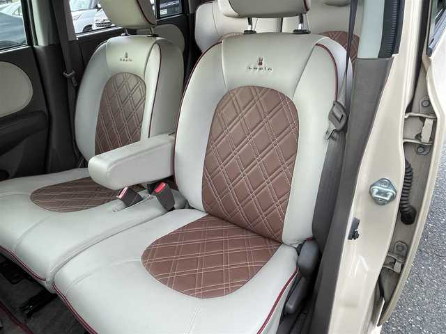 スズキ ラパン ショコラ X 東京都 2014(平26)年 6.7万km ベージュ ナビゲーション　/フルセグテレビ　/ＣＤ＆ＤＶＤ　/ブルートゥース　/バックカメラ　/ＥＴＣ　/アイドリングストップ　/スマートキー　/合革シート　/シートヒーター　/アイドリングストップ　/保証書　/取扱説明書　/整備手帳