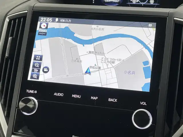 スバル インプレッサ スポーツ 1．6i－Lアイサイト 福島県 2022(令4)年 2.7万km アイスシルバーメタリック アイサイト/・衝突被害軽減ブレーキ/・レーダークルーズコントロール/・車線逸脱警報装置/・後退時自動ブレーキ/社外8インチマルチナビ/・型番：CN-FX810D/・フルセグTV/BT/SD/USB/ブルーレイ再生//CD/DVD/FM/AM/・バックカメラ/・サイドカメラ/・ETC/・前方ドライブレコーダー/電子パーキング/・オートブレーキホールド/ブラインドスポットモニター/革巻きステアリング/・ステアリングリモコン/・ステアリング連動ヘッドランプ/・パドルシフト/プッシュスタート/・スマートキー/電動格納ミラー/LEDヘッドライト/・フォグランプ/・バックフォグ/・オートライト/オートワイパー/アイドリングストップ/純正フロアマット/純正ドアバイザー/社外16インチAW