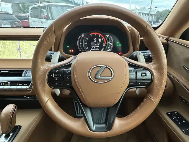 レクサス ＬＣ 500 Lパッケージ 愛知県 2017(平29)年 3.4万km ディープブルーマイカ TRDエアロ/ガラスルーフ/純正ナビ/（CD/DVD/FM/AM/BT/USB）/フルセグTV/バックカメラ/ビルトイン2.0ETC/純正21インチAW/レクサスセーフティシステム/レーダークルーズコントロール/クリアランスソナー/ブラインドスポットモニター/カラーヘッドアップディスプレイ/セミアニリン本革シート/前席パワーシート（D席メモリー付き）/前席シートヒーター/エアシート/純正フロアマット/LEDヘッドライト