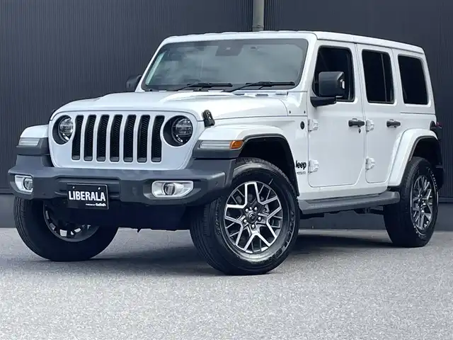 クライスラー・ジープ ジープ ラングラー アンリミテッド サハラ 香川県 2020(令2)年 3.7万km 白 自動ブレーキ/BSM/純正ナビ/CarPlay/BT/USB/AUX/ACC/コーナーセンサー/F/Rドライブレコーダー/アイドリングストップ/スマートキー/LEDヘッドライト/ヒルスタートアシスト/ブラックレザーシート