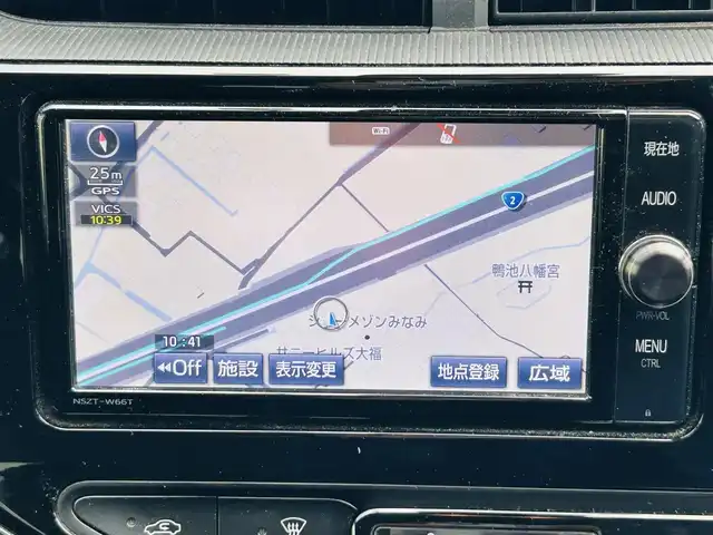 トヨタ アクア S 岡山県 2017(平29)年 12.9万km ライムホワイトパールクリスタルシャイン (株)IDOMが運営する【じしゃロン岡山店】の自社ローン専用車両になります。こちらは現金またはオートローンご利用時の価格です。自社ローンご希望の方は別途その旨お申付け下さい/プッシュスタート/純正7インチナビ/フルセグTV/バックカメラ/Bluetooth/ETC