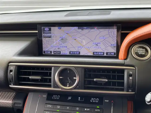 レクサス ＲＣ Ｆ 神奈川県 2015(平27)年 6.1万km ホワイトノーヴァガラスフレーク サンルーフ/黒/オレンジ革シート/KUHL RACINGマフラー/純正OP19インチAW/電動リヤスポイラー/LEDヘッドライト/純正SDナビ・地デジTV/純正CD/DVD/ブルーレイ/USB/BT/SD/MSV/バックモニター/ビルトインETC/カーボンインテリアパネル/レクサスセーフティシステム+/レーダークルーズコントロール/衝突軽減ブレーキ/LTA/BSM/コーナーセンサー/オートハイビーム/前席パワーシート/シートヒーター/エアシート/ステアリングヒーター/社外デジタルミラー/前後ドライブレコーダー/プッシュスタート/スマートキー×2/H27/28/29/R2/5年ディーラー整備記録/保証書・取説あり