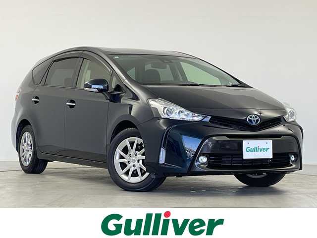 トヨタ プリウス α S チューンブラック Ⅱ 岐阜県 2020(令2)年 4万km ブラックマイカ 純正ナビ/(AM/FM/CD/SD/BT/DVD/フルセグ)/レーダークルーズコントロール/D＋N席シートヒーター/バックカメラ/ビルトインＥＴＣ/オートハイビーム/レーンキープアシスト/スマートキー/プッシュスタート/スペアキー/全席オートＰＷ/革巻きステアリング/ステアリングスイッチ/フォグランプ/純正フロアマット/純正サイドバイザー/純正ＡＷ/取扱説明書/保証書