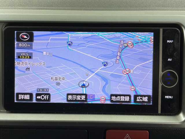 トヨタ ハイエース GL 道南・函館 2015(平27)年 6.3万km ブラックマイカ ・４WD/・社外20インチアルミ/・純正ディーラーOPナビ/・Bluetooth/・DVD.CD.フルセグTV．SD/・社外フリップダウンモニター/・バックカメラ/・左パワースライドドア/・LEDライト/・オートライト/・社外シートカバー/・社外シフトノブ/・社外コンソールボックス/・リアヒーター・リアエアコン/・キーレス
