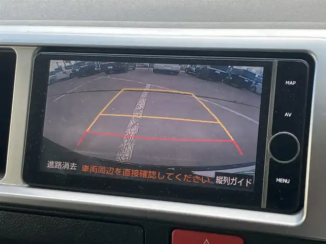トヨタ ハイエース GL 道南・函館 2015(平27)年 6.3万km ブラックマイカ ・４WD/・社外20インチアルミ/・純正ディーラーOPナビ/・Bluetooth/・DVD.CD.フルセグTV．SD/・社外フリップダウンモニター/・バックカメラ/・左パワースライドドア/・LEDライト/・オートライト/・社外シートカバー/・社外シフトノブ/・社外コンソールボックス/・リアヒーター・リアエアコン/・キーレス